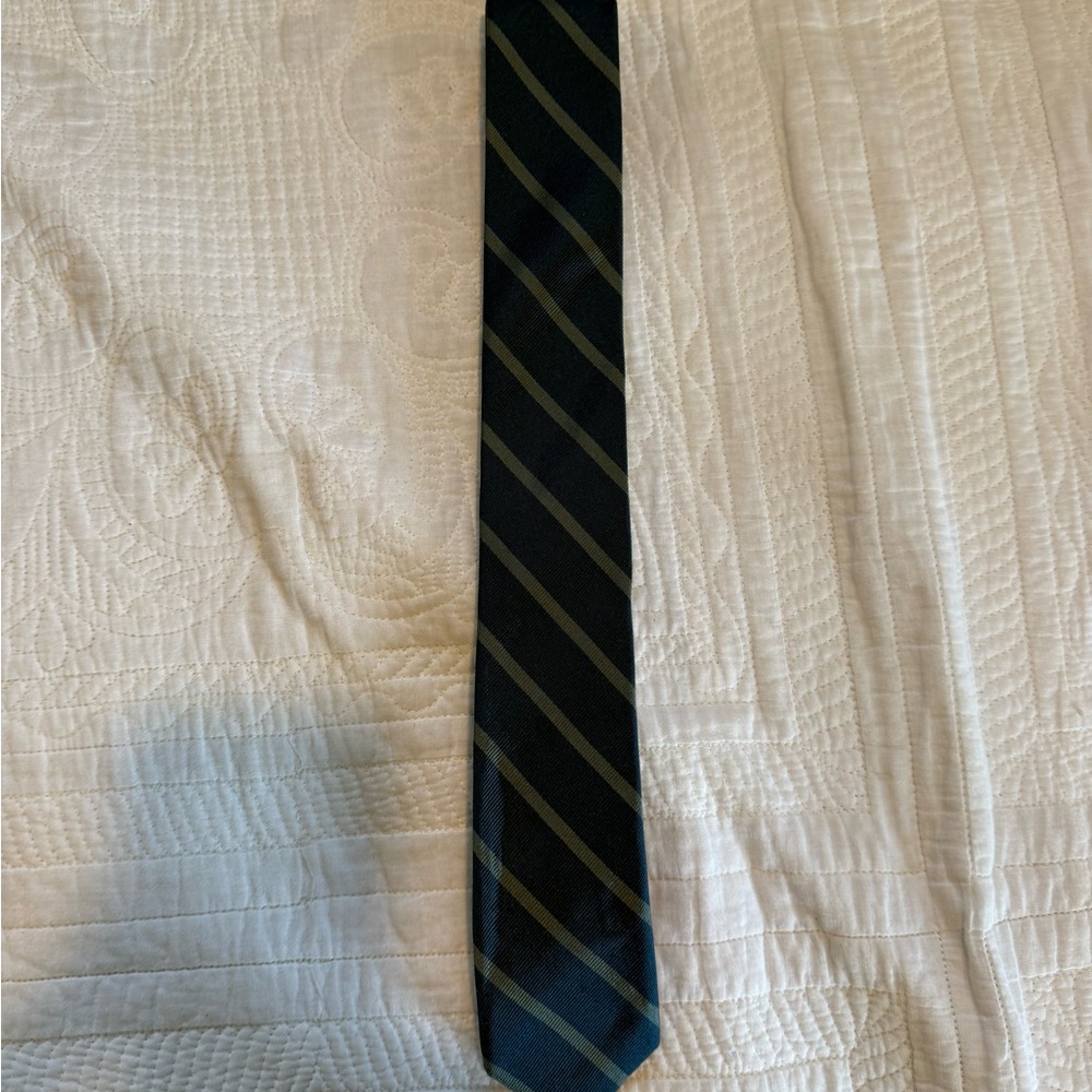 NWOT J.Crew Teal and Light Green Handmade Tie Size: OS